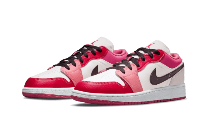 Air Jordan 1 Low Pink Red - סניקרס שיקיות שיביאו אותך לשיא הסטייל! AIR JORDAN | ShoeSale
