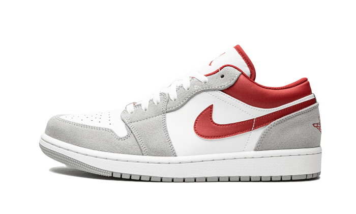 Air Jordan 1 Low Se Light Smoke Grey Gym Red - סניקרס שיגרמו לך לבלוט! הדגמים החמים | ShoeSale