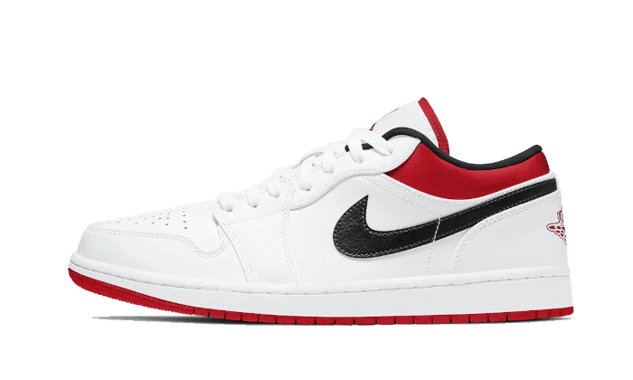استمتع بסטייל בלתי מתפשר עם Air Jordan 1 Low White University Red Black AIR JORDAN | ShoeSale