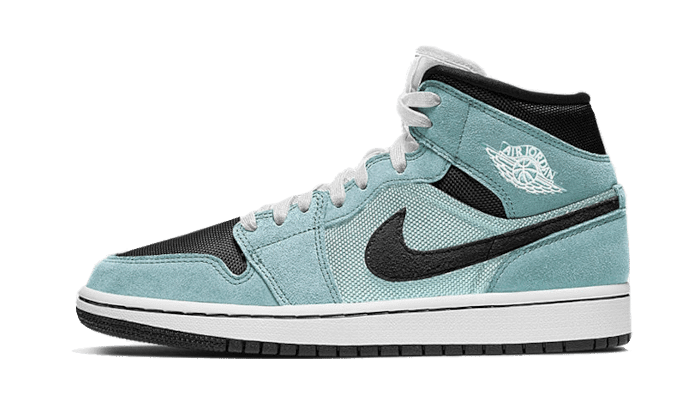 Air Jordan 1 Mid Aqua Blue Tint - סניקרס מושלמות לכל סגנון AIR JORDAN | ShoeSale