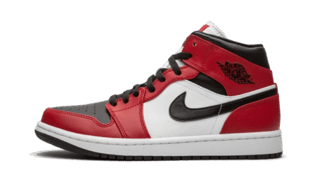 Air Jordan 1 Mid Chicago Black Toe - הכנס סטייל לחיים שלך הדגמים החמים | ShoeSale