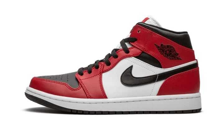 Air Jordan 1 Mid Chicago Black Toe - הכנס סטייל לחיים שלך הדגמים החמים | ShoeSale