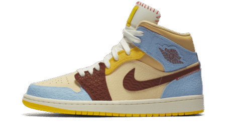 תפסו את הסטייל עם Air Jordan 1 Mid Fearless Maison Château Rouge – המפתח לאופנה נוטפת ביטחון! AIR JORDAN | ShoeSale