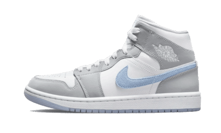 Air Jordan 1 Mid Wolf Grey - בחר סטייל של אלופים! הדגמים החמים | ShoeSale