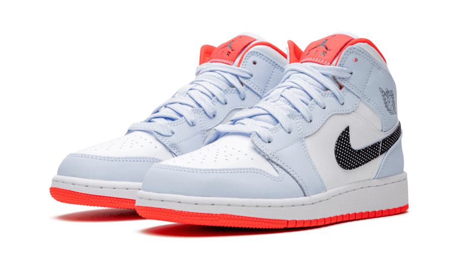 Air Jordan 1 Mid Half Blue Polka Dot Swoosh – הסטייל המושלם שלך! AIR JORDAN | ShoeSale