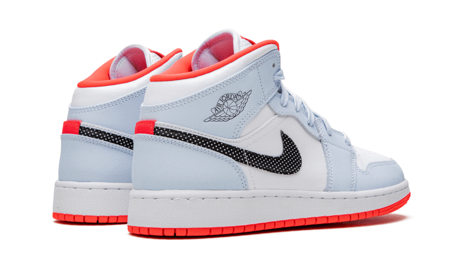 Air Jordan 1 Mid Half Blue Polka Dot Swoosh – הסטייל המושלם שלך! AIR JORDAN | ShoeSale