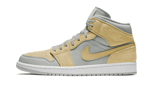 Air Jordan 1 Mid Mixed Textures Yellow – הסניקרס שיביאו לך סטייל AIR JORDAN | ShoeSale
