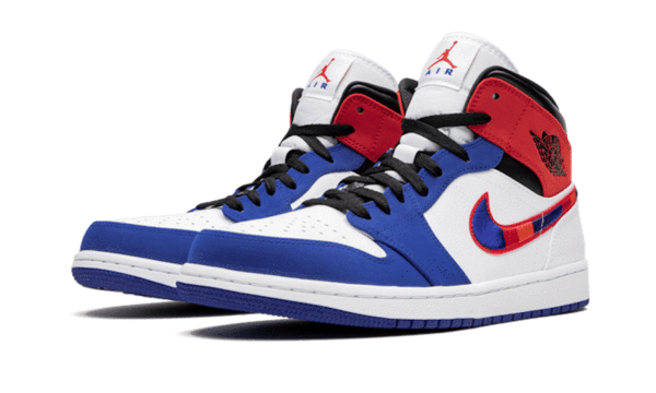 Air Jordan 1 Mid Multicolor Swoosh - סניקרס שמשדרגות את הסטייל שלך AIR JORDAN | ShoeSale