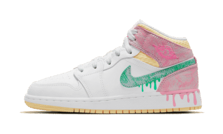 Air Jordan 1 Mid Paint Drip - הטרנד שמסעיר את עולם האופנה AIR JORDAN | ShoeSale