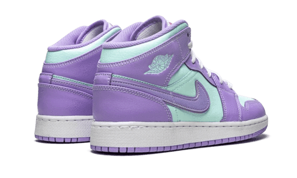 Air Jordan 1 Mid Purple Aqua - סטייל ואופנה שלא רוצים להפסיד! AIR JORDAN | ShoeSale