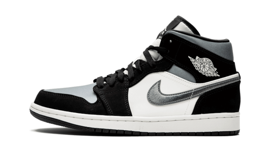 Air Jordan 1 Mid Satin Gray Toe - הסניקרס שמביאים סטייל לעונה AIR JORDAN | ShoeSale
