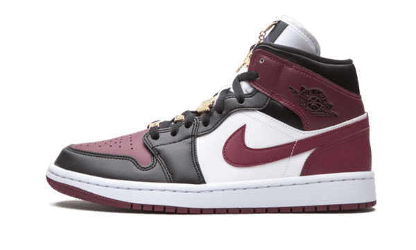 Air Jordan 1 Mid Se Black Dark Beetroot - הבא את הסטייל שלך גבוה יותר הדגמים החמים | ShoeSale