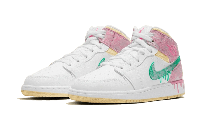Air Jordan 1 Mid Paint Drip - הטרנד שמסעיר את עולם האופנה AIR JORDAN | ShoeSale