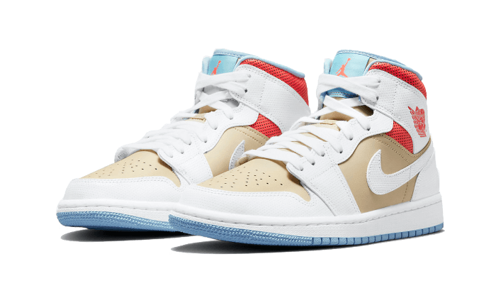 Air Jordan 1 Mid Se Sesame - עוצמה וסטייל באוויר AIR JORDAN | ShoeSale