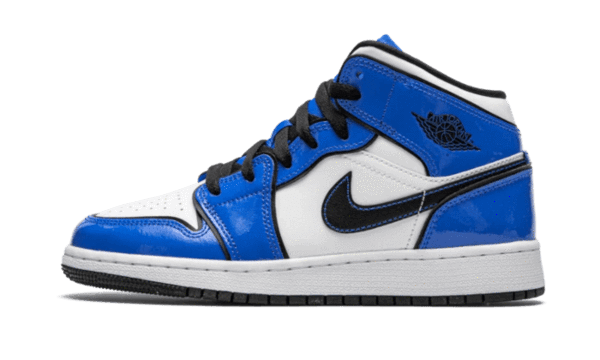 Air Jordan 1 Mid Signal Blue - הגשמת חלום האופנה שלך אצל ShoeSale! AIR JORDAN | ShoeSale