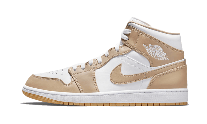 Air Jordan 1 Mid Tan Gum - השילוב המושלם של אופנה וסטייל AIR JORDAN | ShoeSale