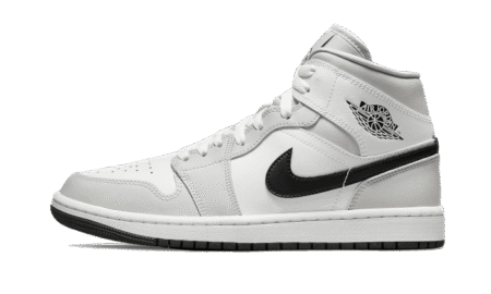 Air Jordan 1 Mid White Light Smoke Grey – הסניקרס שמגדירות אופנה הדגמים החמים | ShoeSale
