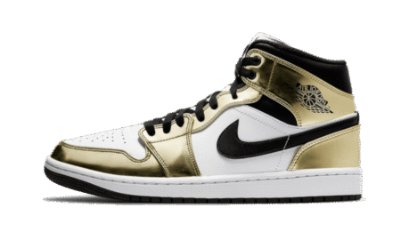Air Jordan 1 Mid White Metallic Gold – הסגנון שמדברת עליך AIR JORDAN | ShoeSale