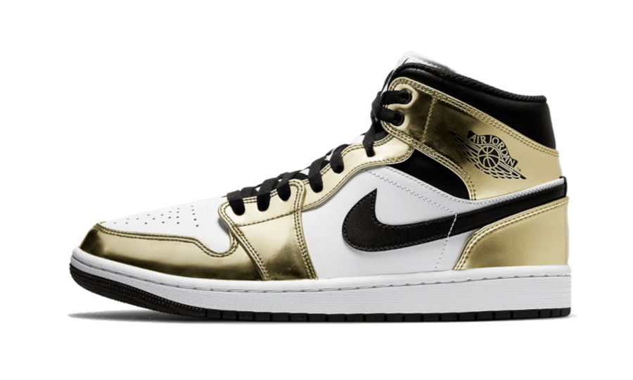 Air Jordan 1 Mid White Metallic Gold – הסגנון שמדברת עליך AIR JORDAN | ShoeSale
