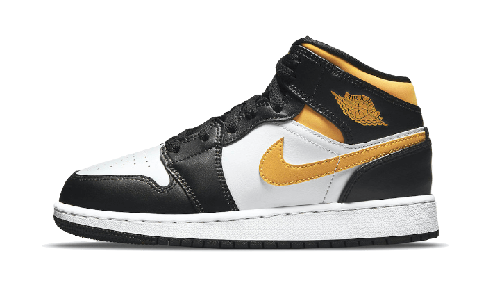 Air Jordan 1 Mid White Pollen Black - הסניקרס שכולן מדברות עליהם! AIR JORDAN | ShoeSale
