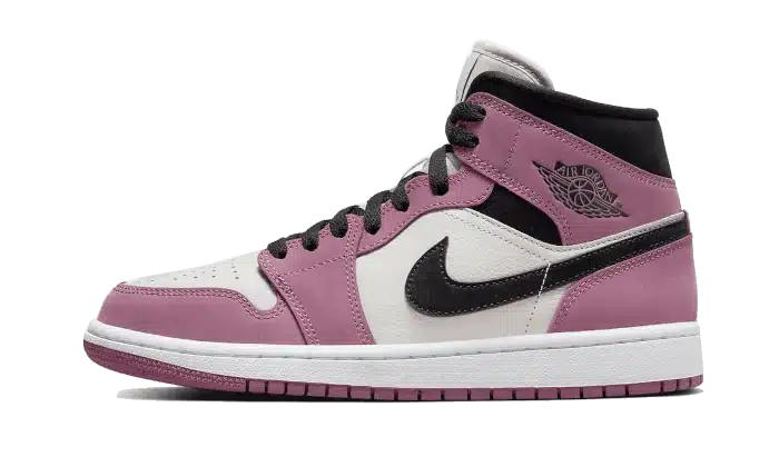 Air Jordan 1 Mid Light Mulberry - סניקרס לשדרוג הסטייל שלך! הדגמים החמים | ShoeSale