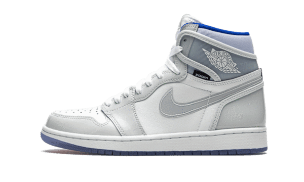Air Jordan 1 Retro High Zoom White Racer Blue - הסניקרס שיבלטו גם בסטייל שלך הדגמים החמים | ShoeSale
