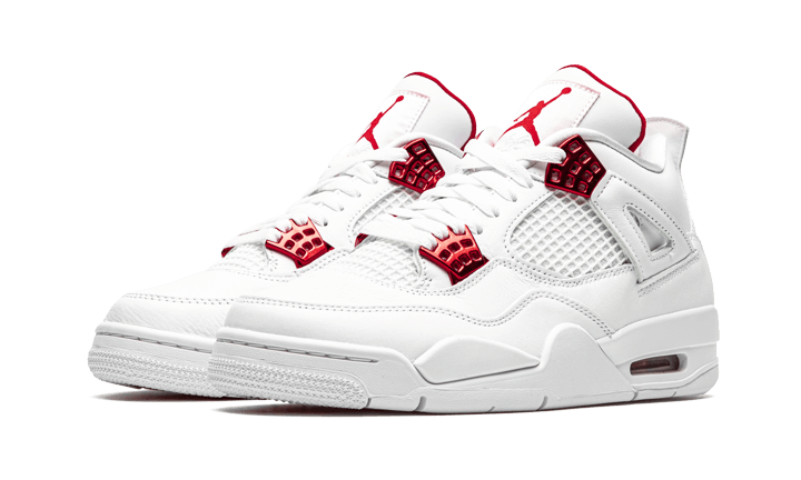 Air Jordan 4 Retro Metallic Red - סטייל ונוחות בקפיצת מדרגה! הדגמים החמים | ShoeSale