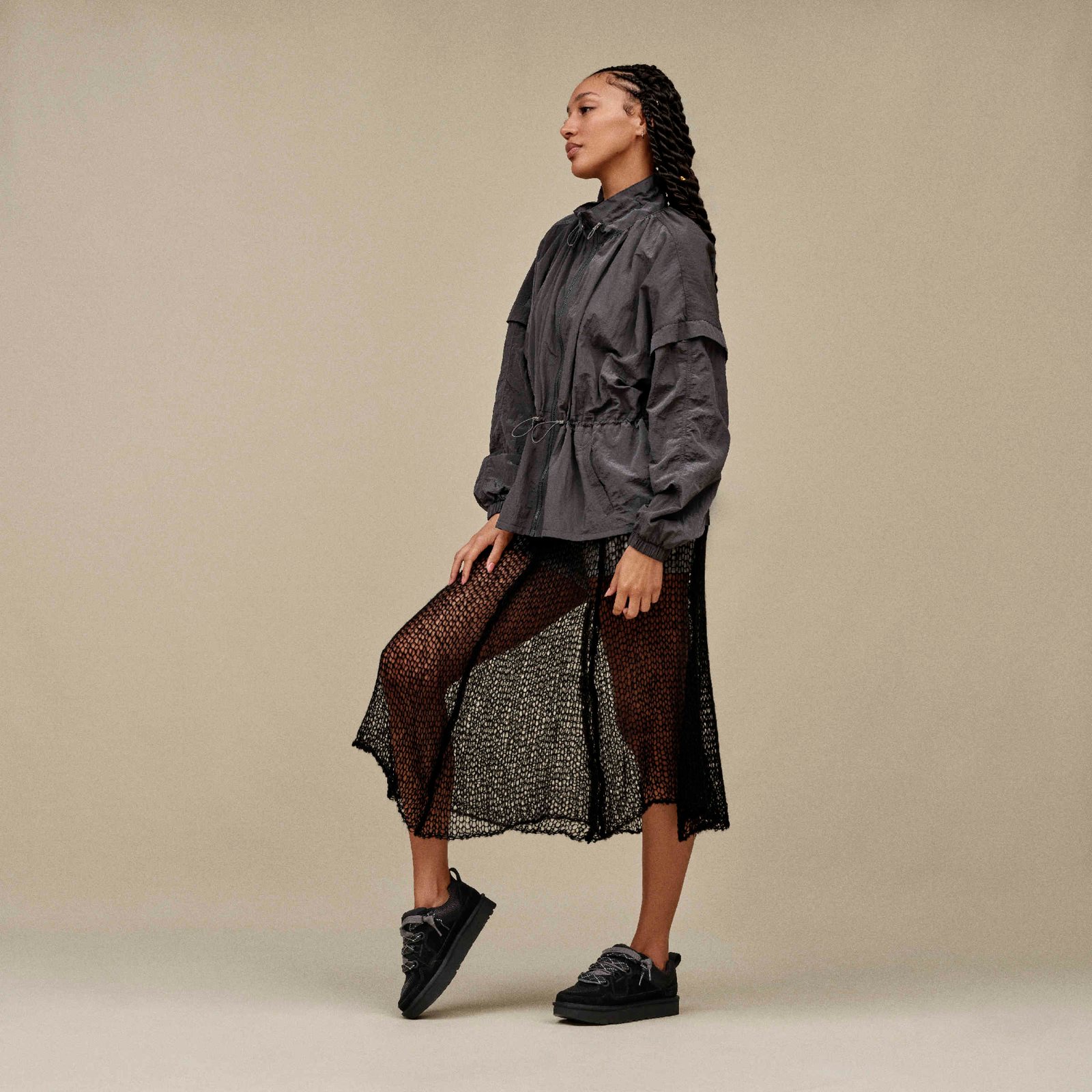 נעלי האג UGG Women’s Lo Lowmel Sneaker Black - הסטייל המושלם שלך UGG | ShoeSale