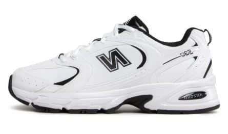 נעליים New Balance 530 White Black Leather - סטייל בחסד NEW BALANCE | ShoeSale