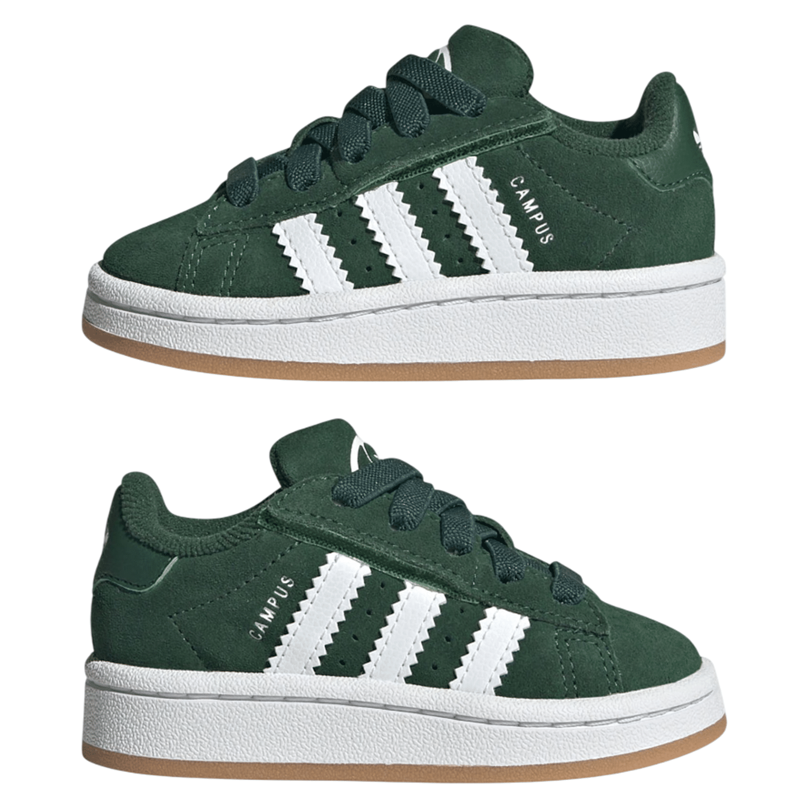 נעלי אדידס קמפוס לילדים - ירוק כהה במראה חדשני! Adidas Kids | ShoeSale
