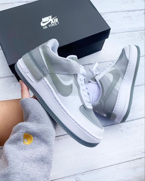Nike Air Force 1 Shadow Particle Grey - הטרנד החדש של ShoeSale NIKE | ShoeSale