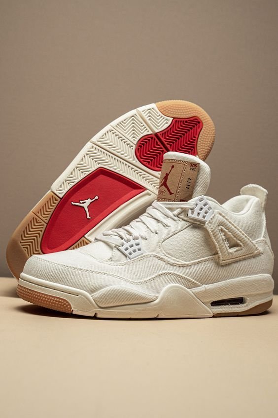 Air Jordan 4 Retro Levi's White - הסניקרס שיביאו את הסטייל שלך לגבהים חדשים! AIR JORDAN | ShoeSale