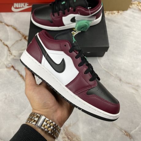 Air Jordan 1 Low SE Dark Beetroot Black Roma Green - הנעל שכולן מדברות עליה! AIR JORDAN | ShoeSale