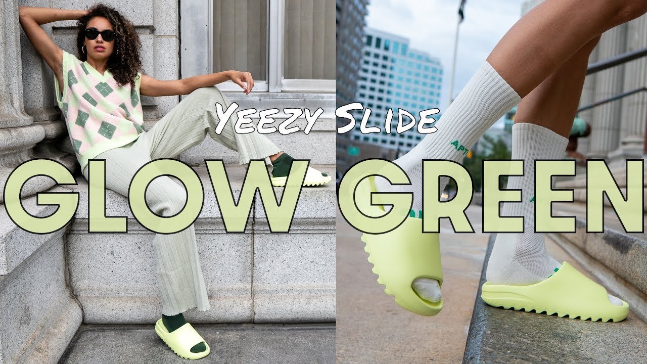 כפכפי Yeezy Slide Glow Green – הטרנד שמקפיץ את הסטייל שלך! Yeezy | ShoeSale