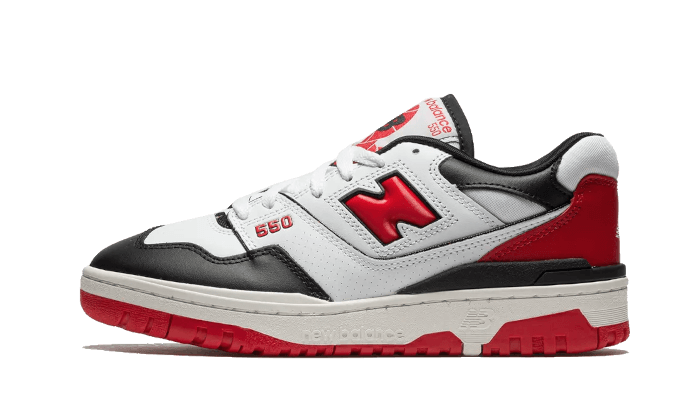סניקרס New Balance 550 White Red Black - שדרגו את הסטייל שלכם NEW BALANCE | ShoeSale