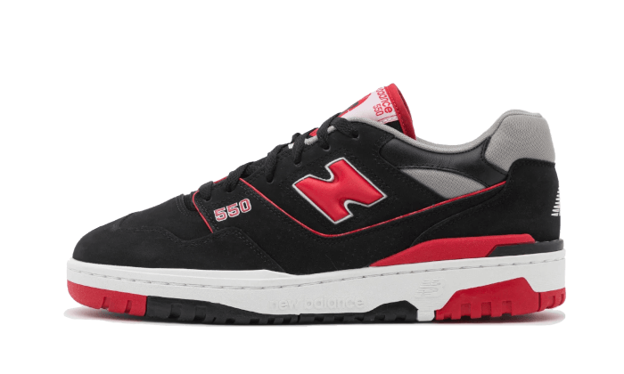 New Balance 550 Black Red - סניקרס שמדברים אופנה וסטייל NEW BALANCE | ShoeSale
