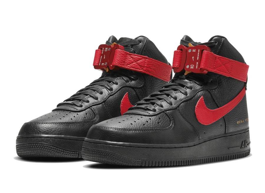 האהבה האמיתית לאופנה: Air Force 1 High Alyx Black University Red כבר כאן! NIKE | ShoeSale
