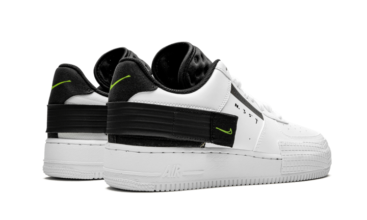 נעלי Air Force 1 Low Drop Type White Black Volt - השילוב המושלם של אופנה וסטייל NIKE | ShoeSale