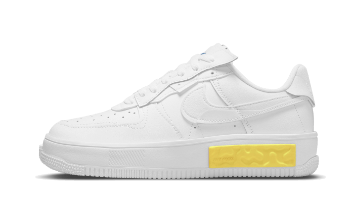 נעלי Air Force 1 Low Fontanka White Yellow - טרנד אופנה חם! NIKE | ShoeSale