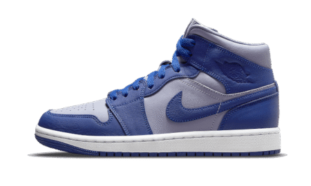 Air Jordan 1 Mid Se Iron Purple Deep Royal - הסניקרס שמשדרים סטייל AIR JORDAN | ShoeSale