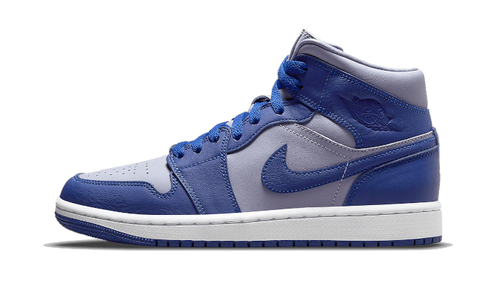 Air Jordan 1 Mid Se Iron Purple Deep Royal - הסניקרס שמשדרים סטייל AIR JORDAN | ShoeSale