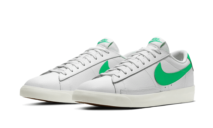Blazer Low Leather Green Spark - תתכונן לסטייל המרשים! NIKE | ShoeSale