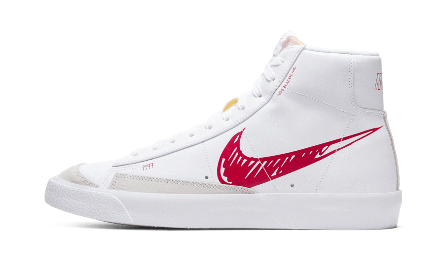Mid Sketch Red Swoosh Blazer - המהות של אופנה וסטייל NIKE | ShoeSale