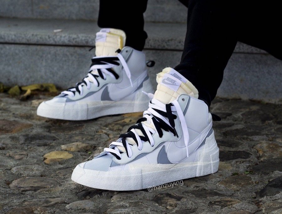 Blazer Mid Sacai White Gray - הבחירה הבלתי מתפשרת לאופנה מודרנית! NIKE | ShoeSale